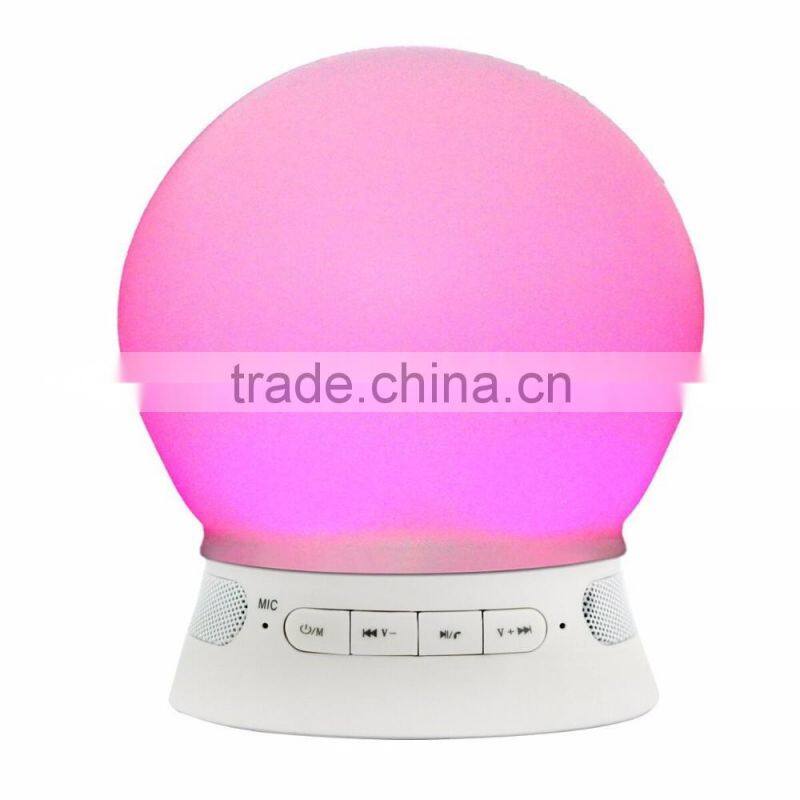 mobile phone accessories adjustable Led light gift bluetooth speaker