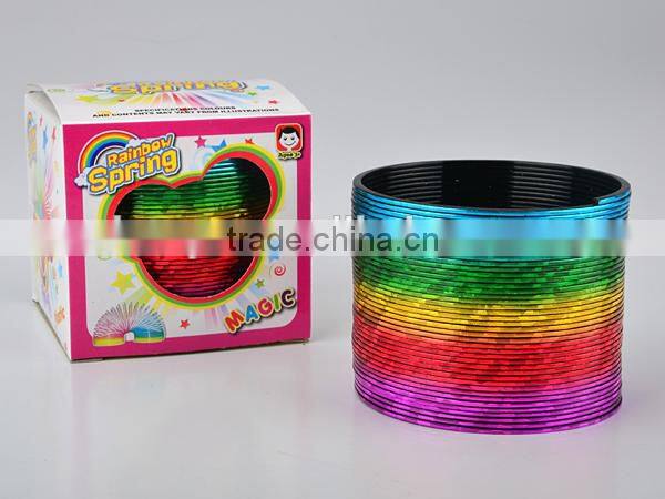 wholesale promotional classic rainbow spring toys/hot sale magic rainbow circle