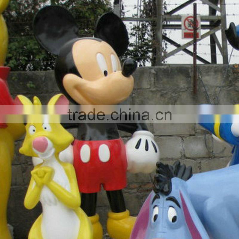 Fiberglass mickey mouse mascot