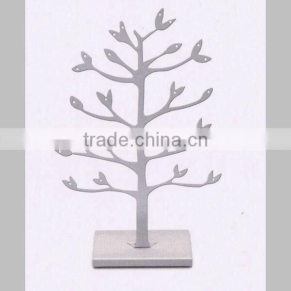 Metal tree jewelry display stand