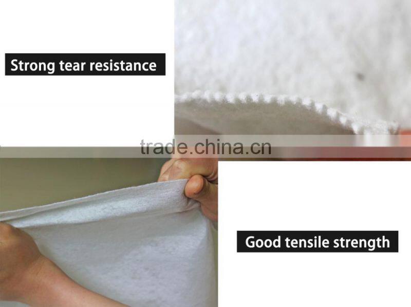 needle punched polyester nonwoven geotextile for retaining wall