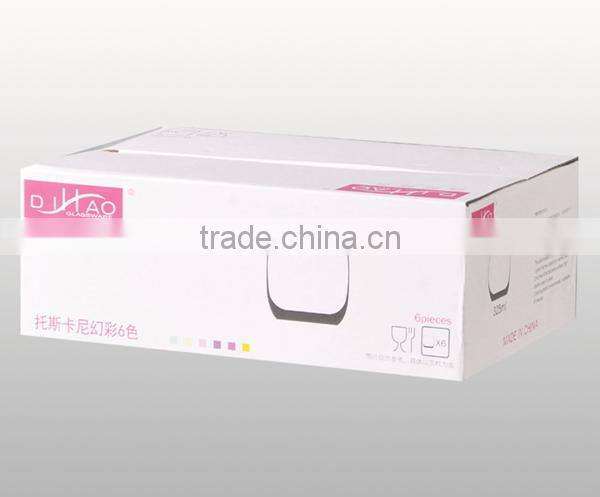 wholesale 6pcs wine glass goblet crystal wine set drinking glass goblet