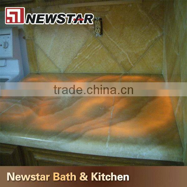 bathroom yellow onyx marble onyx vanity top