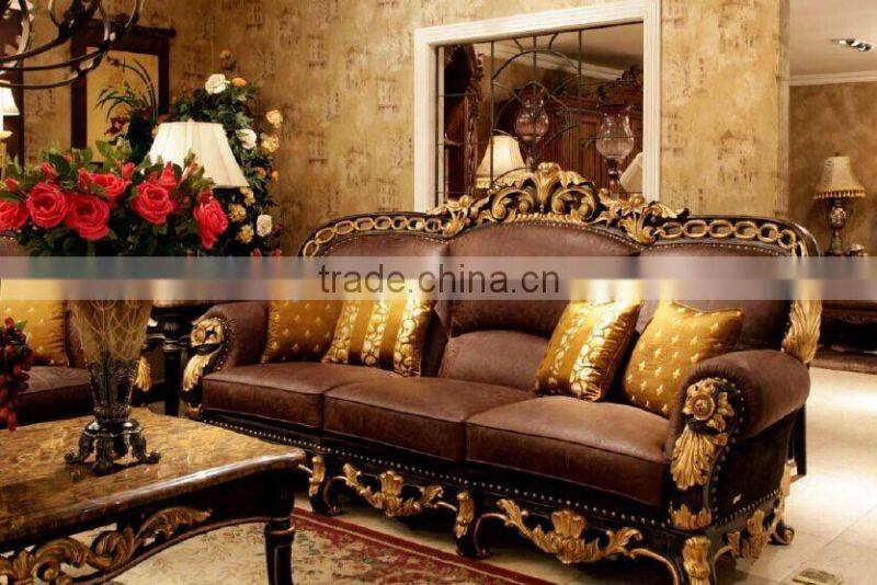 Classic Royal European Contemporary Style Pure Black Office Table Set with Bookcase BF11-01234c