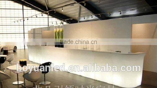 Battery Rechargeable Plastic Glowing cool home bar counter