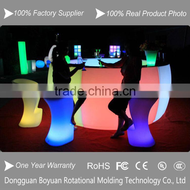 LED bar chair for party, led lighting nightclub chairs for events