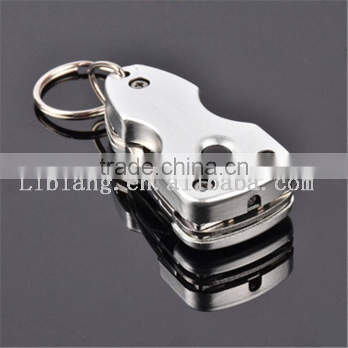 3CR13MOV Outdoor 7-in-1Portable Mini Key Ring