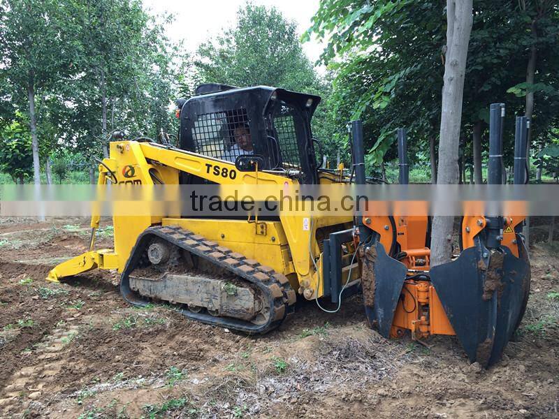 Tree transplanter tree spade with excavator