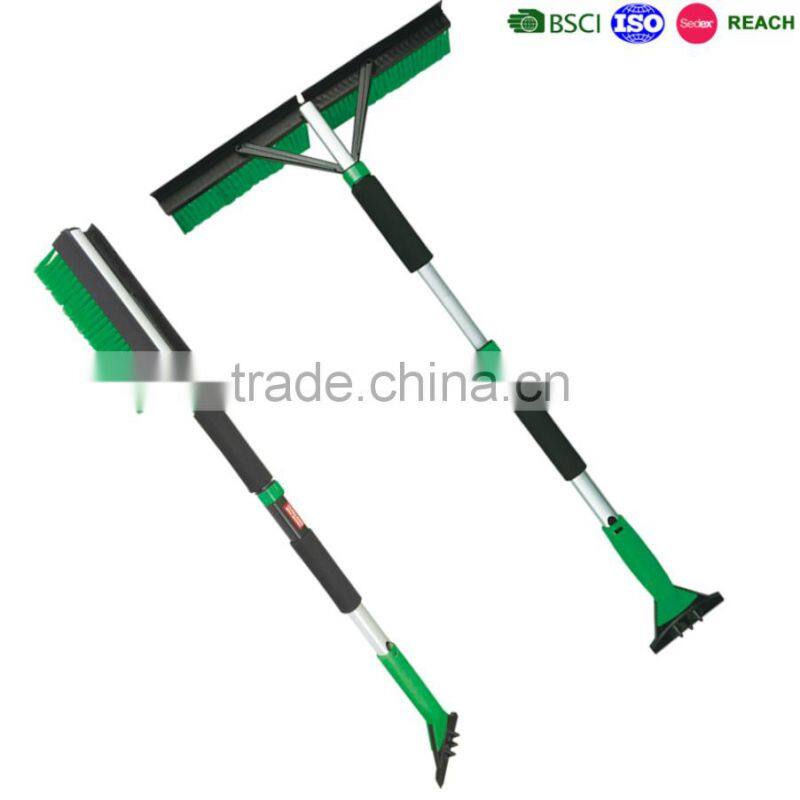 heavy duty Snow Brush with Ice Scraper and Squeegee