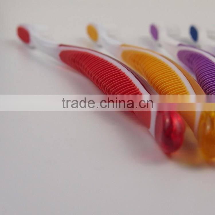 Soft Big Rubber Handle Toothbrush Non-slip Handle Toothbrush Teeth Care