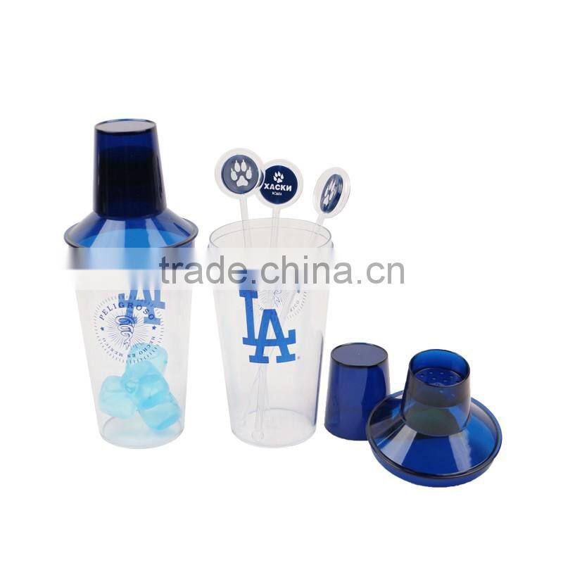 cheap plastic cocktail shaker 16OZ