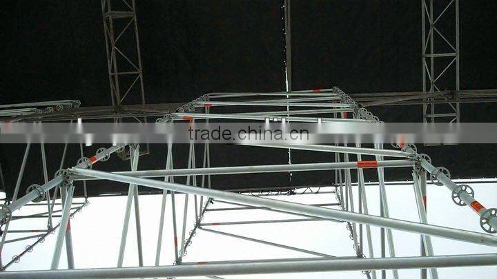 Ringlock scaffolding accessory diagonal brace cast steel head