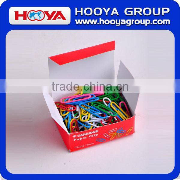 50mm wholesale different kinds office cheap colorful plastic paper clip