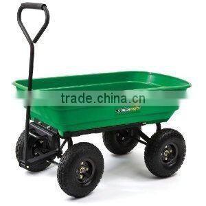 Garden Tipping Cart TC4253,Multi-Use Dump Cart,Trailing Utility Cart