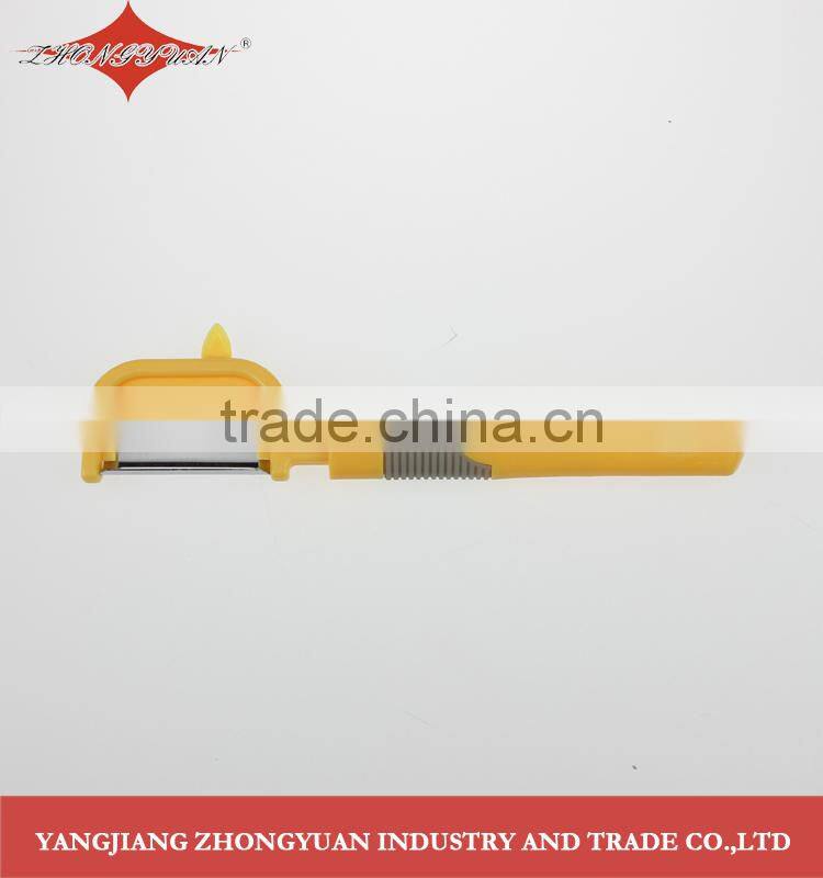 Kitchen utensil soft ABS handle Stainless steel vegetable peeler