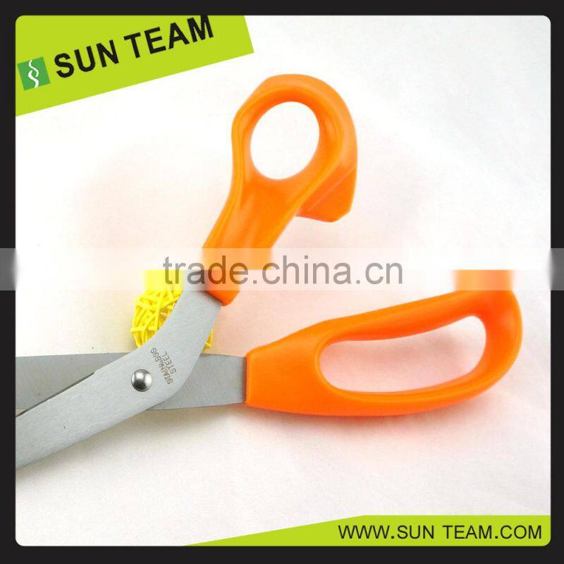 SC176 10" stainless steel plastic handle tailor heated scissors for fabric