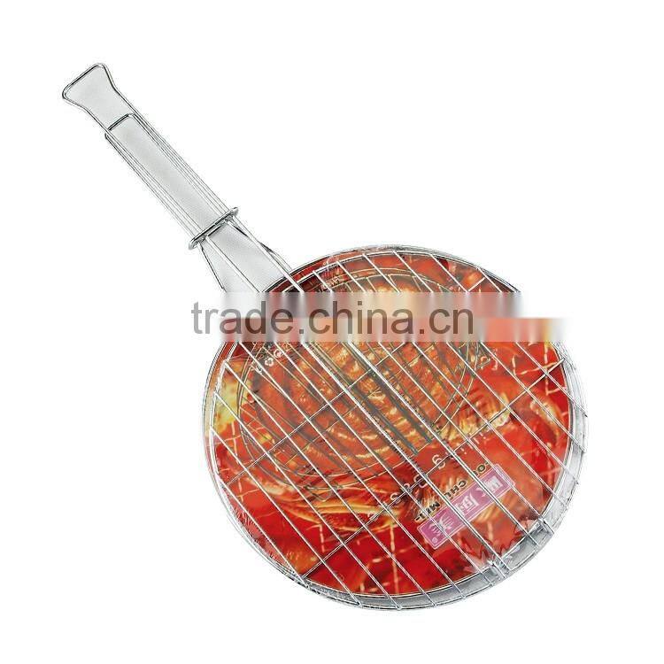 Round steel bbq roasting wire grillrost