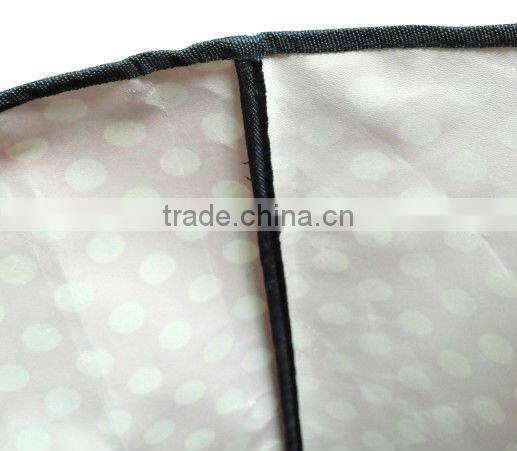 shopping trolley with detachable trolley and Dot Satin bag ,strong metal shelf trolley