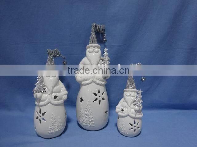 Christmas decoration Porcelain with iron ornaments gifts