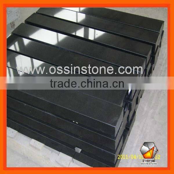 Traditional Black Granite Tombstone