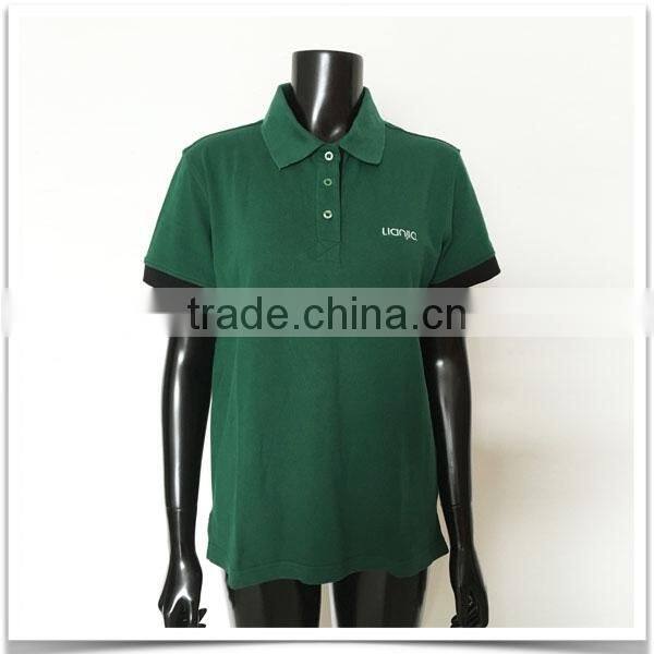 2017 hot sale casual women polo t shirt