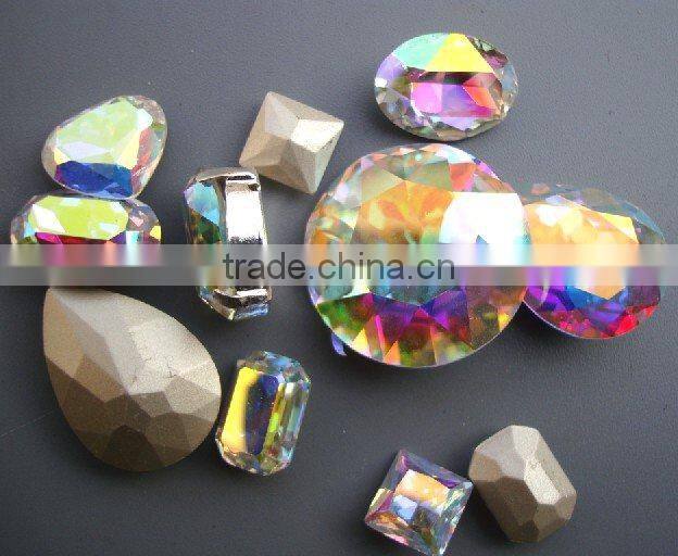 AB color crystal fancy stone