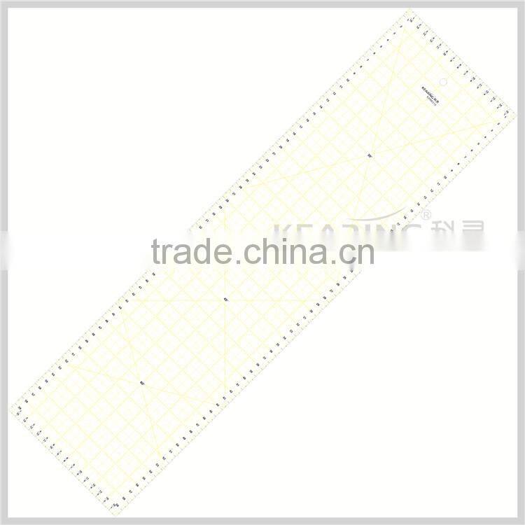 Kearing 60 * 16 cm Plastic Patchwork Quilting Rulers with Sew Lines Metric Scale for Tailors # KPR6016