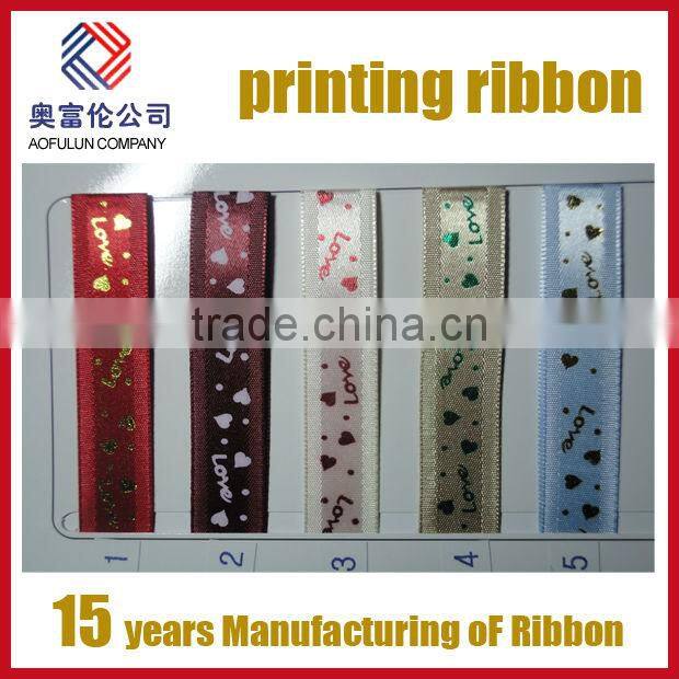 polyester bowknot satin ribbon Mother's Day