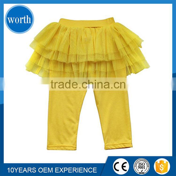 2017 Stripe Short Sleeve T shirt Kids Plus Cute Yellow Color Girl Dress