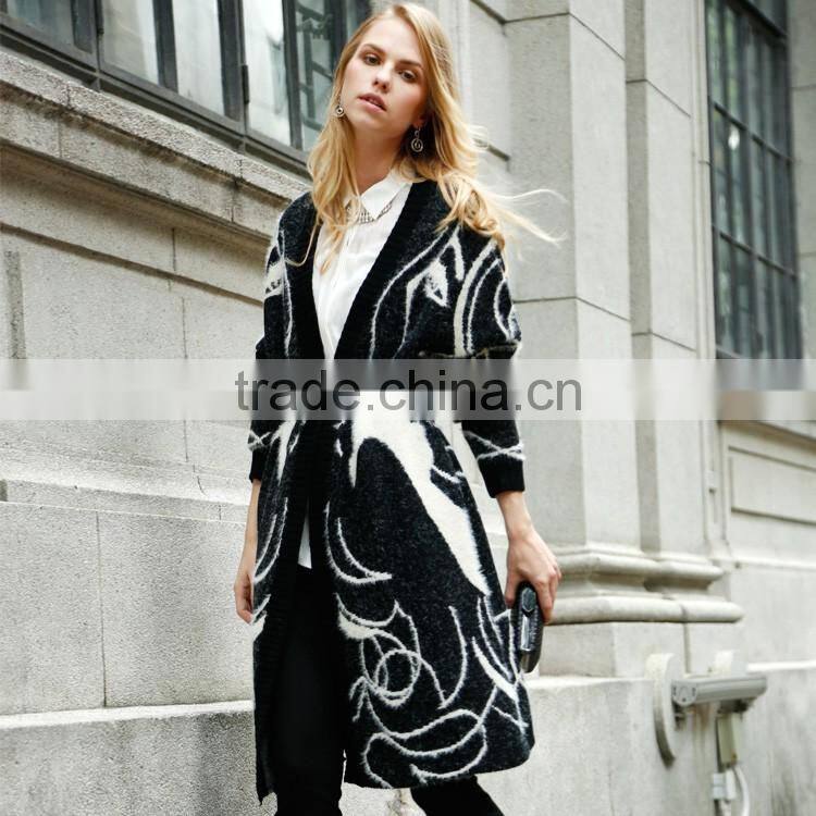 Custom winter best design high end top quality warm women winter coats long 2017