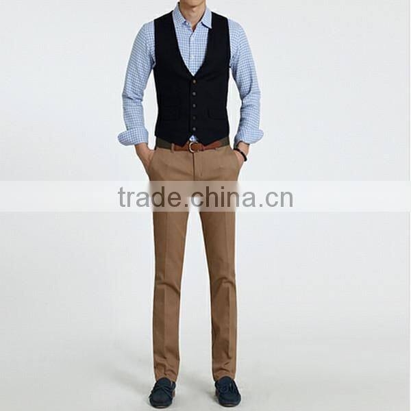 bespoke fashion style men vest casual design