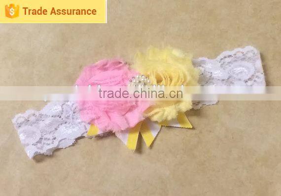 Lovely Big flower Baby Girl Kids Hair Band Headbands top wholesale!