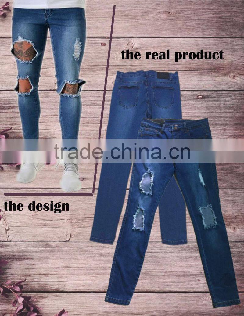 jeans style fashion denim shorts distressing jeans for men