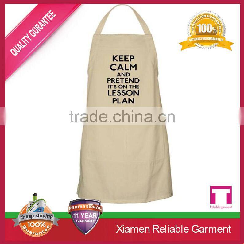 Ivory colour breast beauty salon embroidery designs apron
