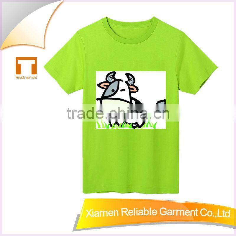 2016 Colorful 180GSM cheap kids cotton t-shirts custom