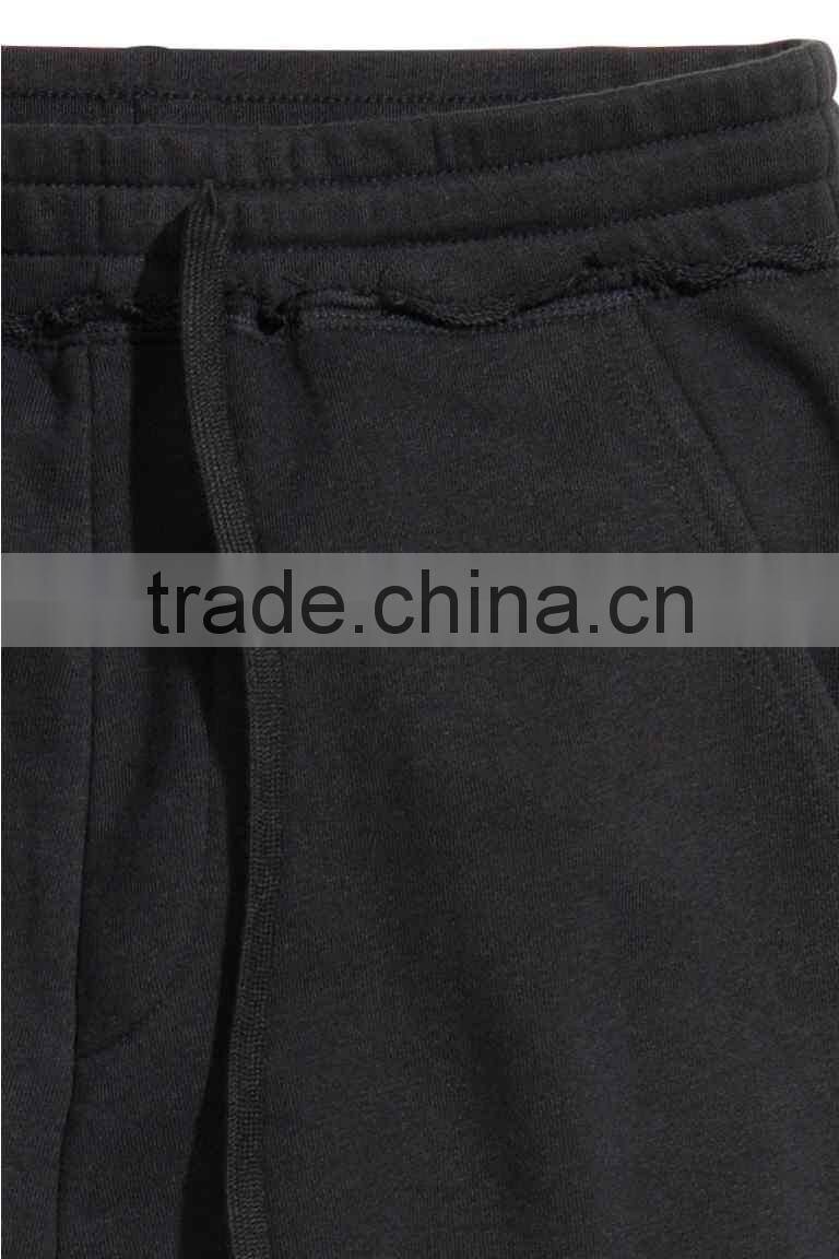 Men's Clothing Drop Crotch Design Drawstring Casual Fit Trousers