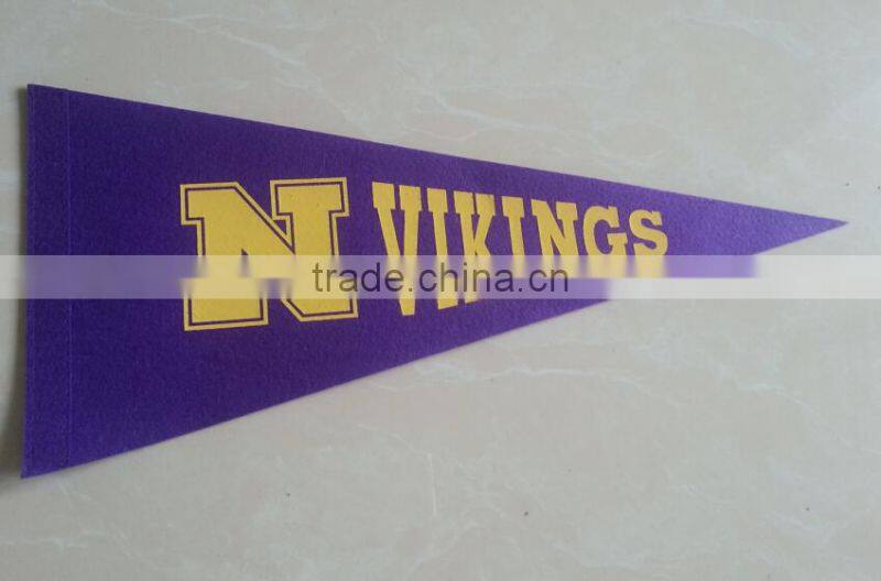 wholesale silk screen pennant