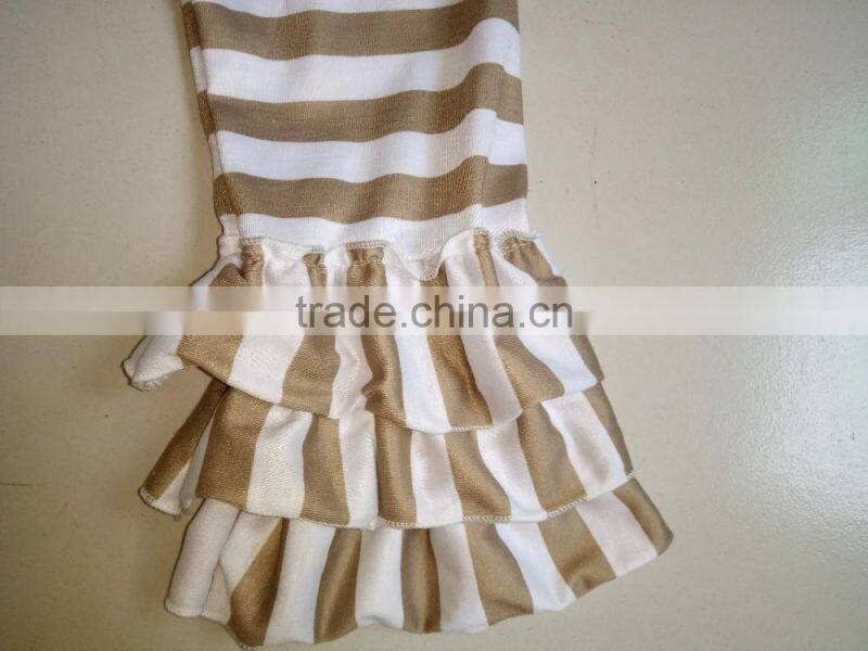 Bulk wholesale kids popular boutique clothing girl's long-sleeve red striped suit