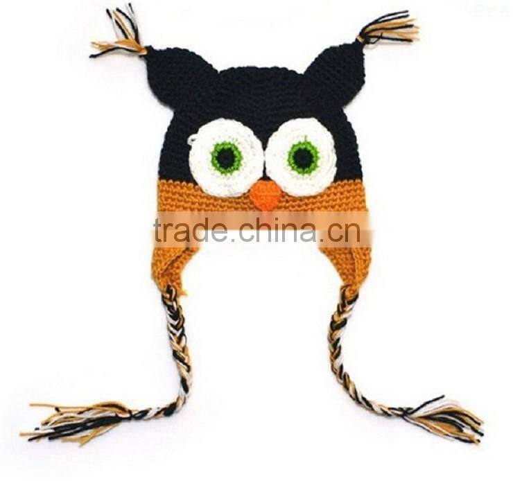 Crochet baby hat/little Owl hat/ Baby photo prop
