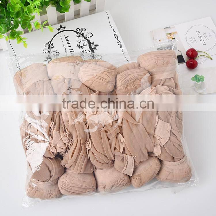 Women Summer Sexy ultrathin transparent Crystal Silk Socks For Woman 2015 Female Elastic Nylon Skin Short Socks