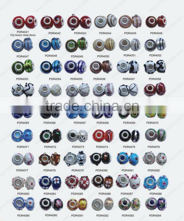 Beautiful Lampwork Glass Beads DIY Bracelet and Necklace Used Lampwork Glass Beads