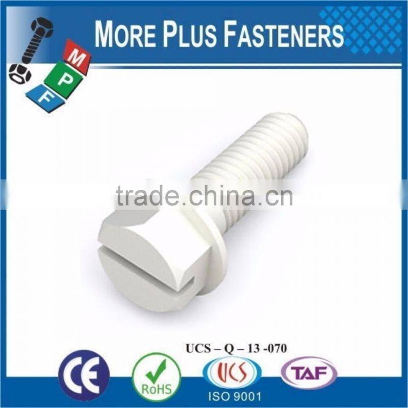 Made in Taiwan Plastic Hex Screw