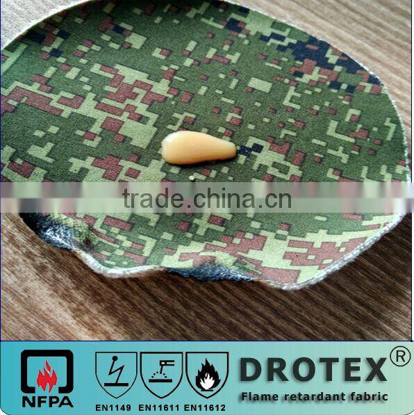 Outdoor use waterproof &fireproof camouflage fabric