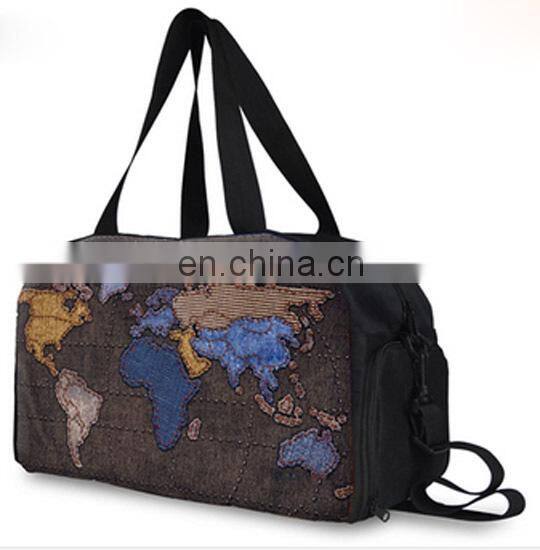 2015 new fashion popular stylish 3d bling sport bag