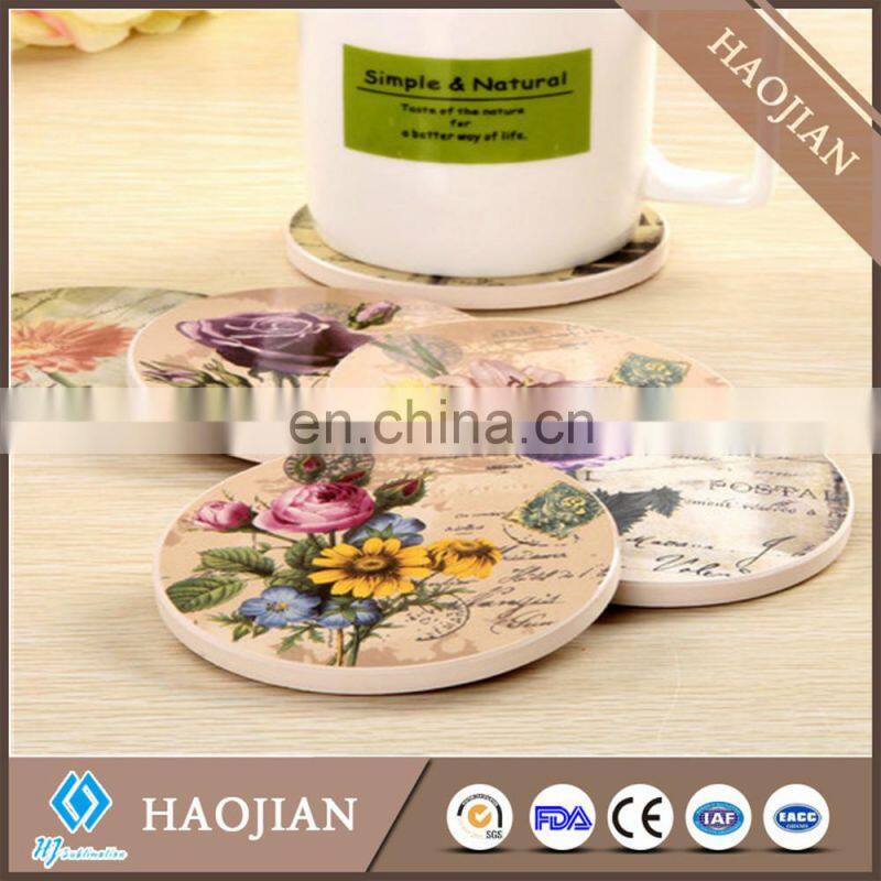 10cm sublimation custom designBlank bulk heated coaster