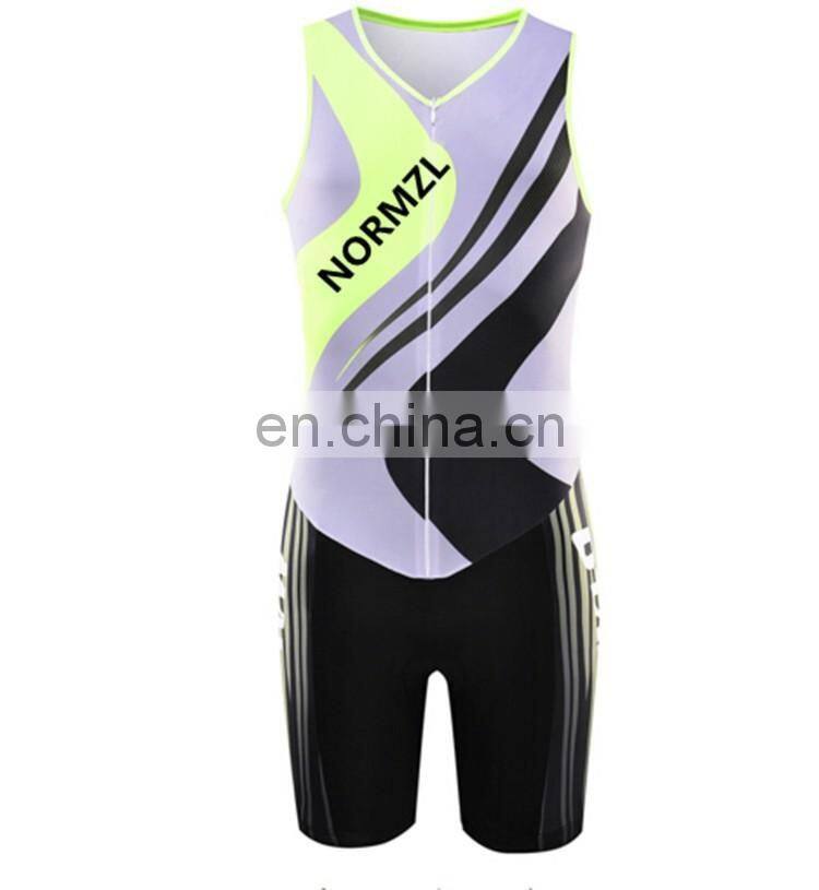 Hot selling cheap price sublimation triathlon cycling wear