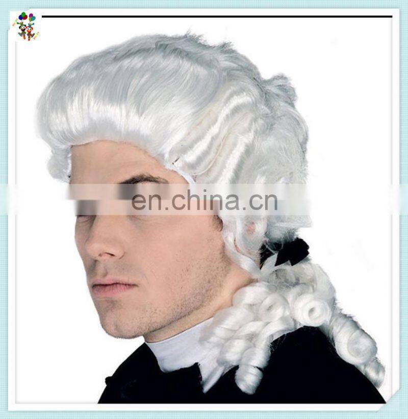 Adult Immortal Colonial Man Silver Peruke Synthetic Wigs HPC-0044
