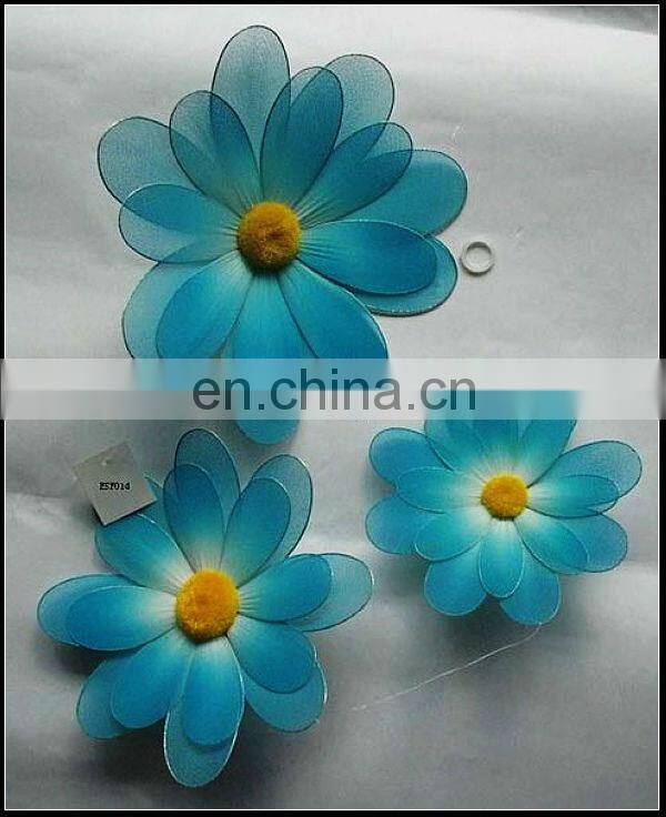 Pink Nylon artifical flower decoration for wedding party