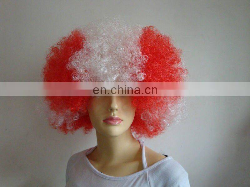 Football fan wigs( Denmark )