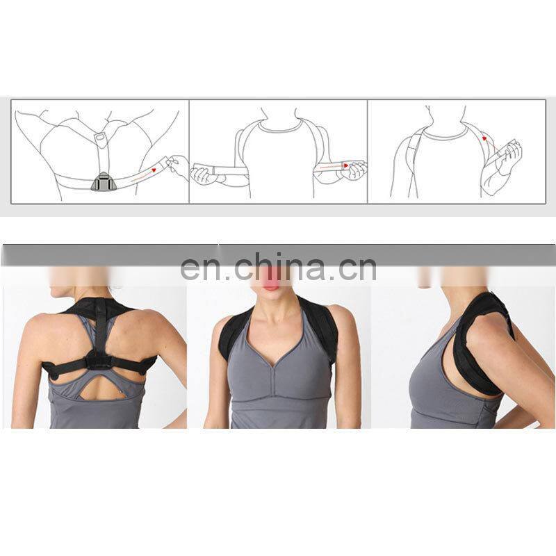 Unisex Thicker Neoprene Black Lumbar Support Brace